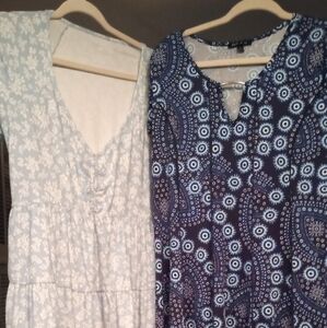 NWOT 2 For $6 Blue dress Minis